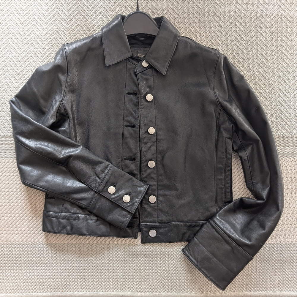 Banana Republic Black Leather Jacket